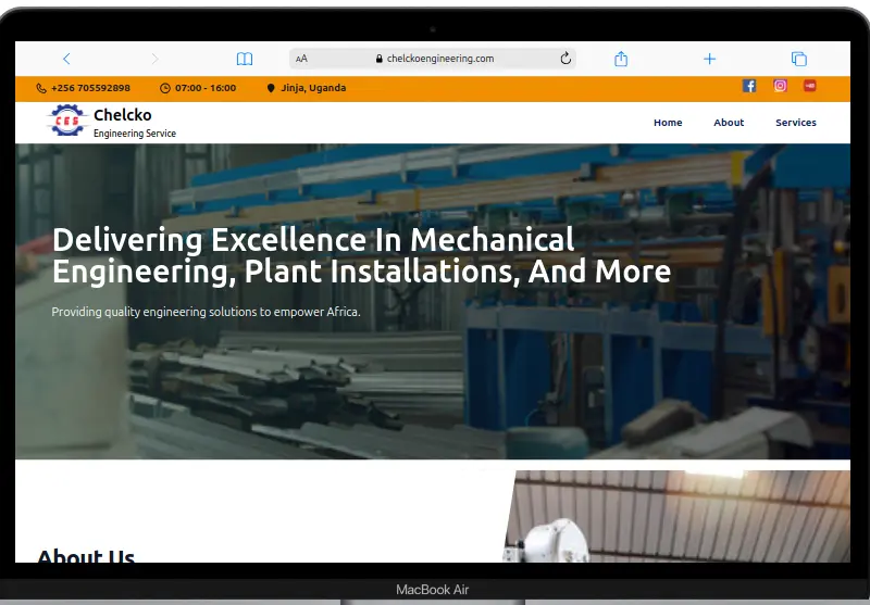 Chelcko Business Website